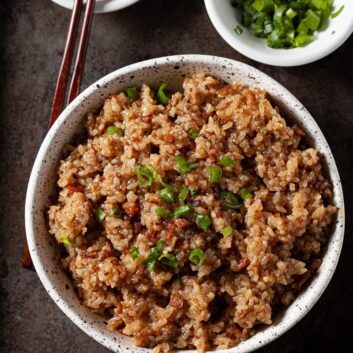 Chinese Sticky Rice in Bowl