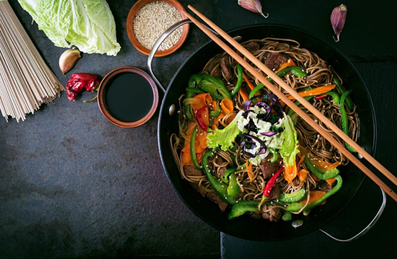 sesame oil in stir fry