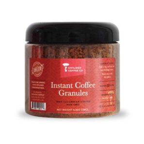 instant coffee granules