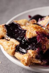 blueberry pie slice