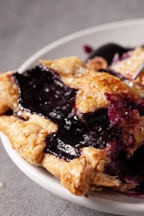 blueberry pie slice