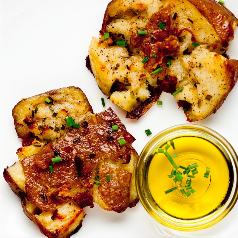 EXTRA Crispy Smashed Potatoes