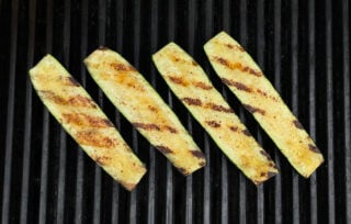 Grilled Zucchini on the grill