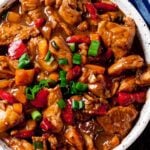 Kung Pao Chicken in a Bowl with Rice