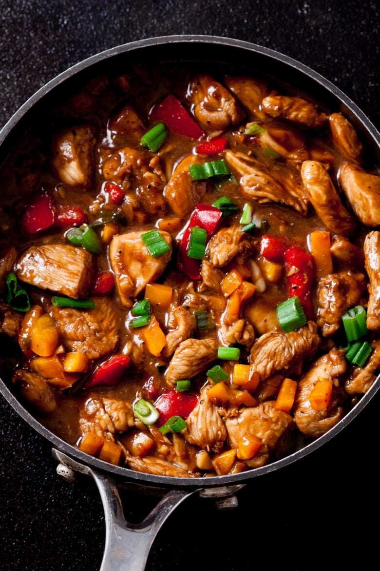 Kung Pao Chicken in a Pan