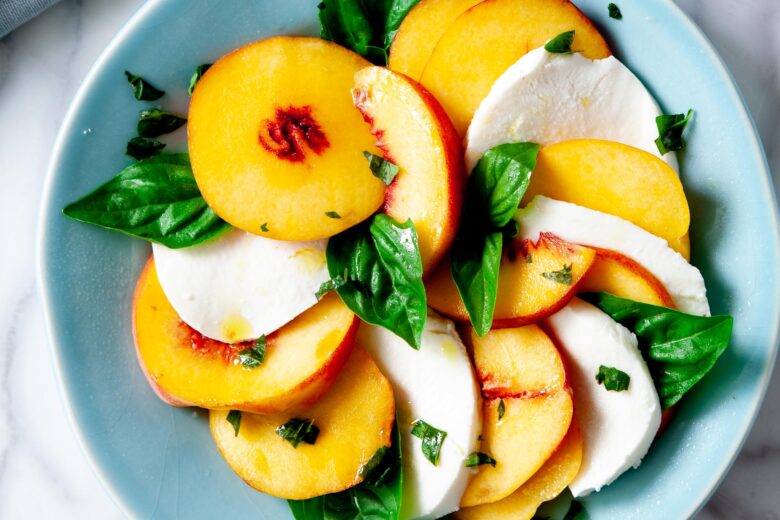 Peach Caprese Salad