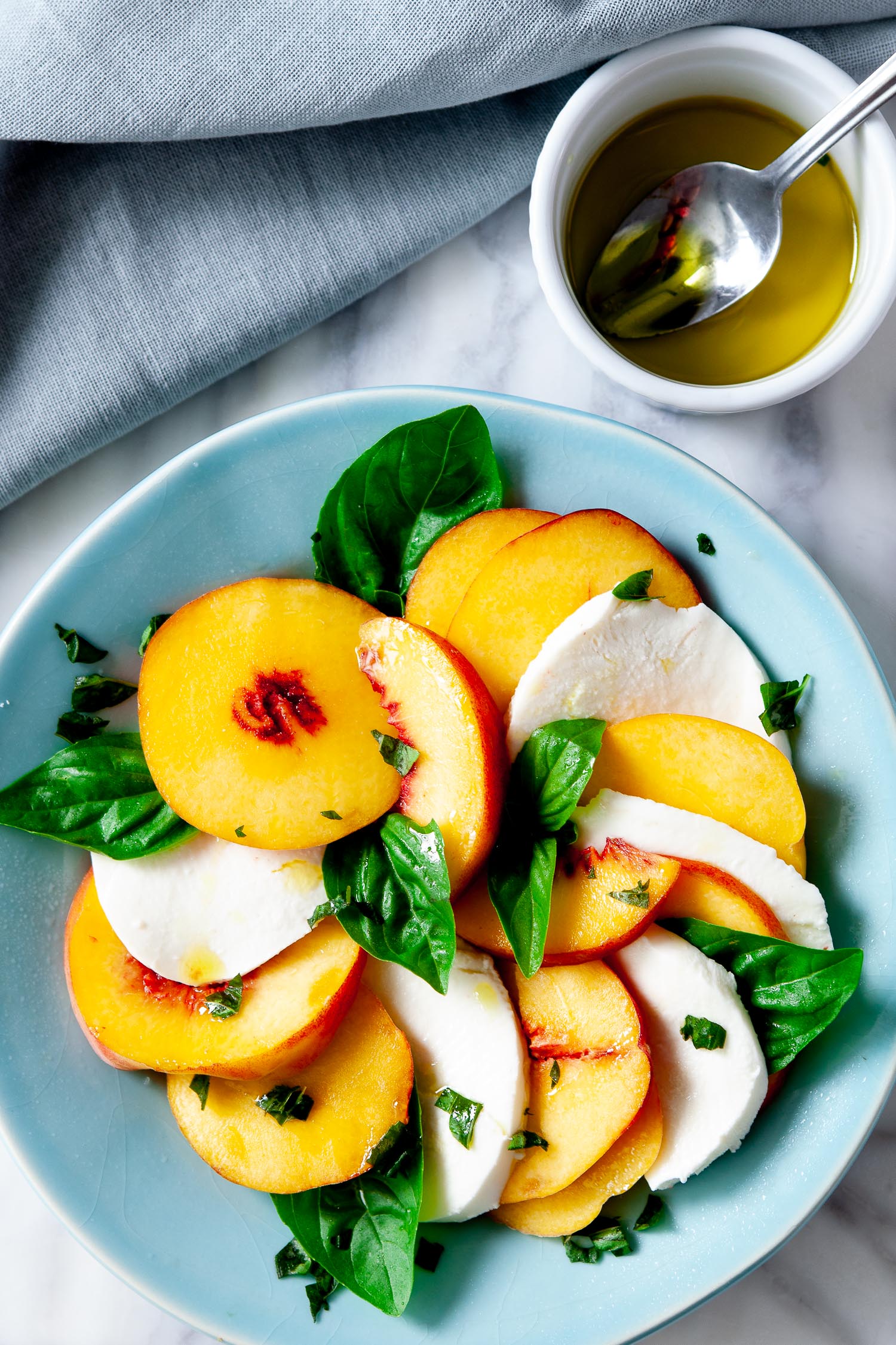 Grilled Eggplant & Peach Caprese Salad Recipe on Food52