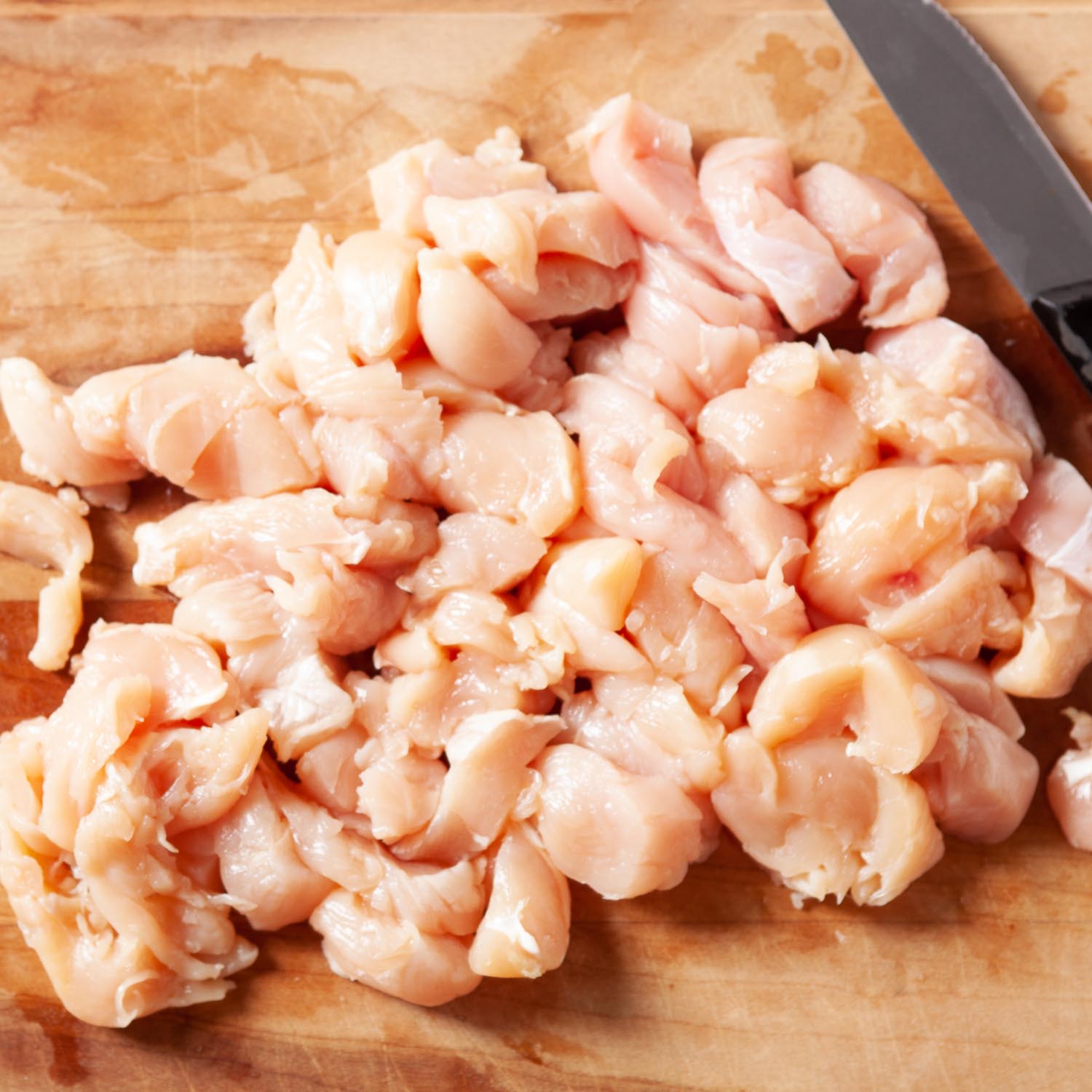 raw chicken pieces