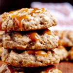 apple cookies with caramel