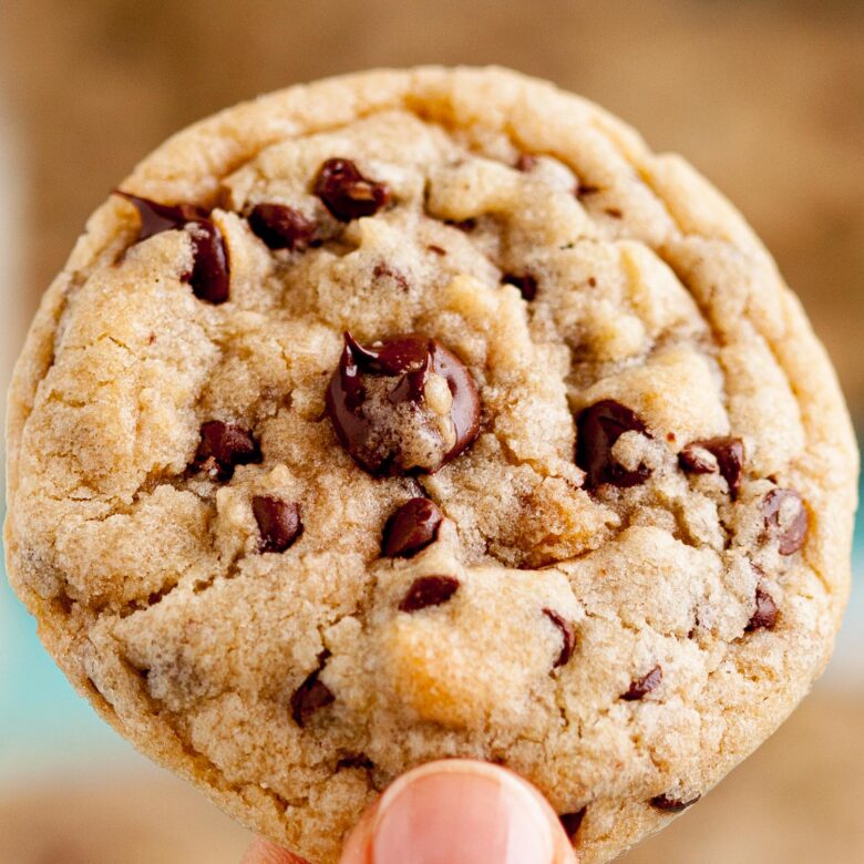 Bakery Style Chocolate Chip Cookies whole cookie