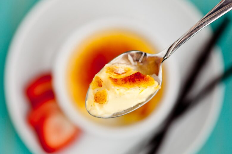 Creme Brulee spoon and dish