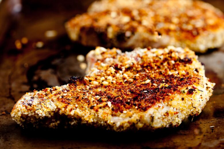 breaded panko pork chops