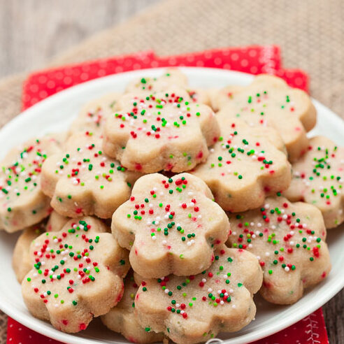 3 ingredient shortbread cookies