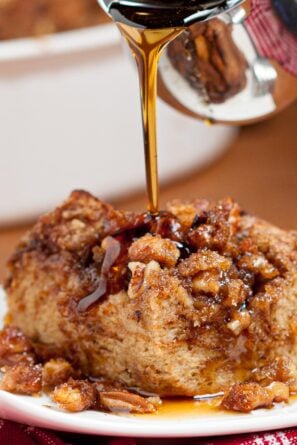 French Toast Casserole with Maple Syrup