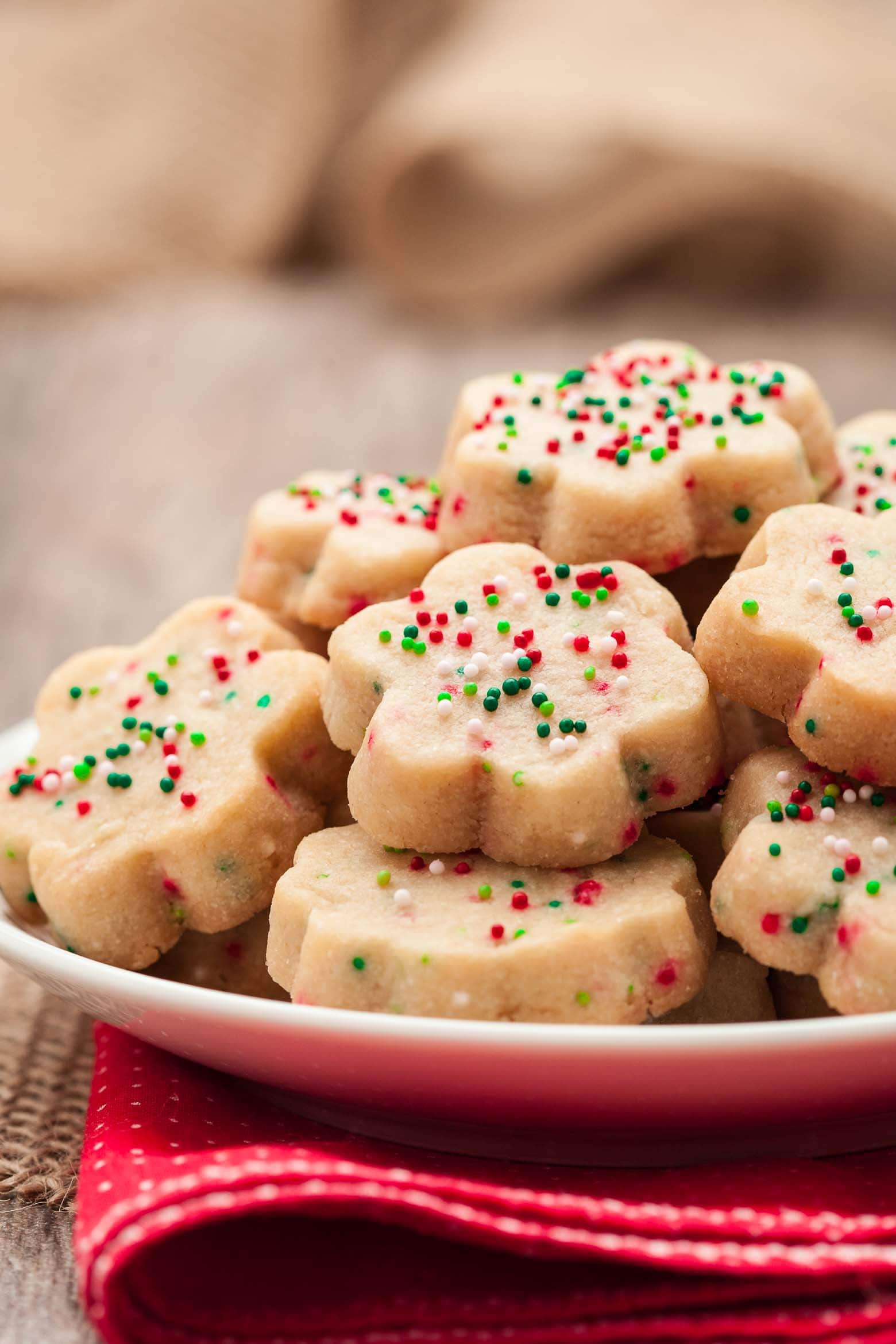 Tender Shortbread Cookies (pan-style)