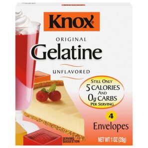 Knox unflavored plain gelatin