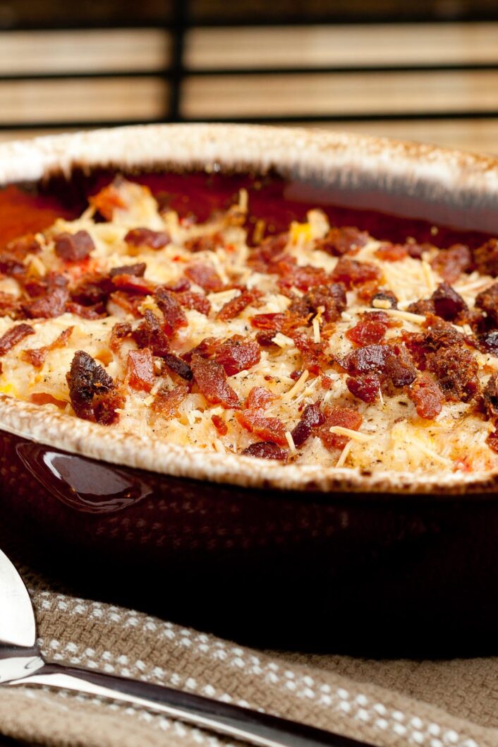 Cheesy Potato Breakfast Casserole | Chew Out Loud