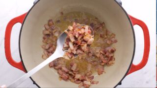 Boeuf Bacon Cooking