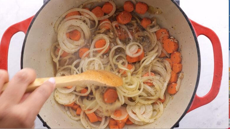 Boeuf Vegetables Cooking