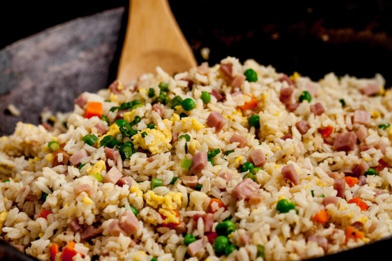 quick and easy egg fried rice  with knorr liquid seasoning