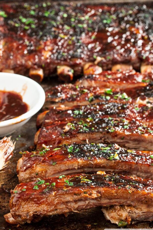 Homemade Ribs with BBQ Sauce