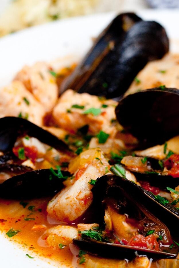 cioppino (seafood stew)