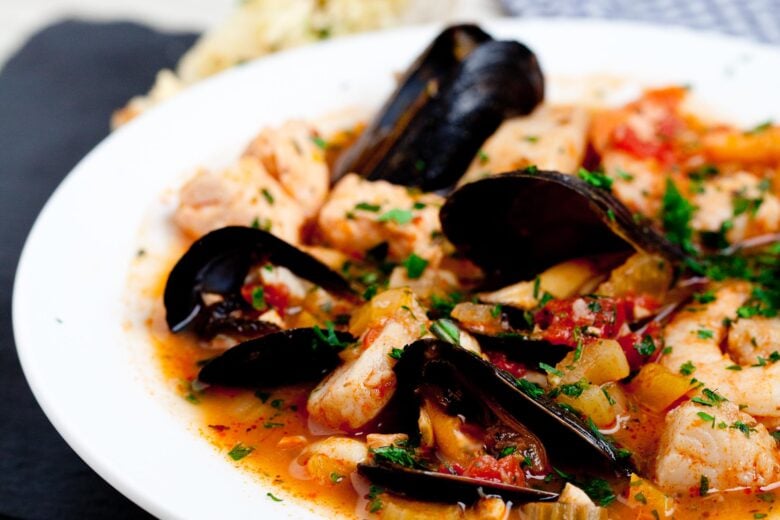 cioppino (seafood stew)