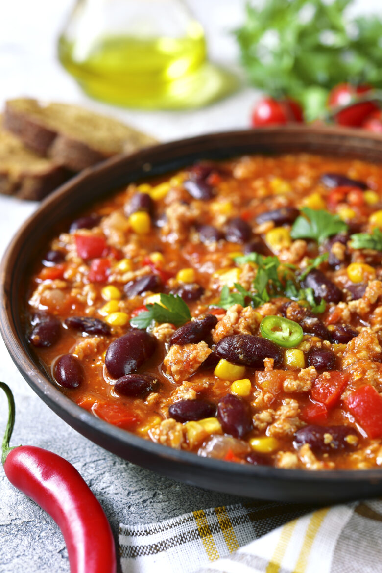 chili with black beans and corn
