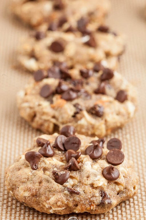 Healthy Cookies on Tray