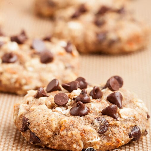 Healthy Cookies on Tray