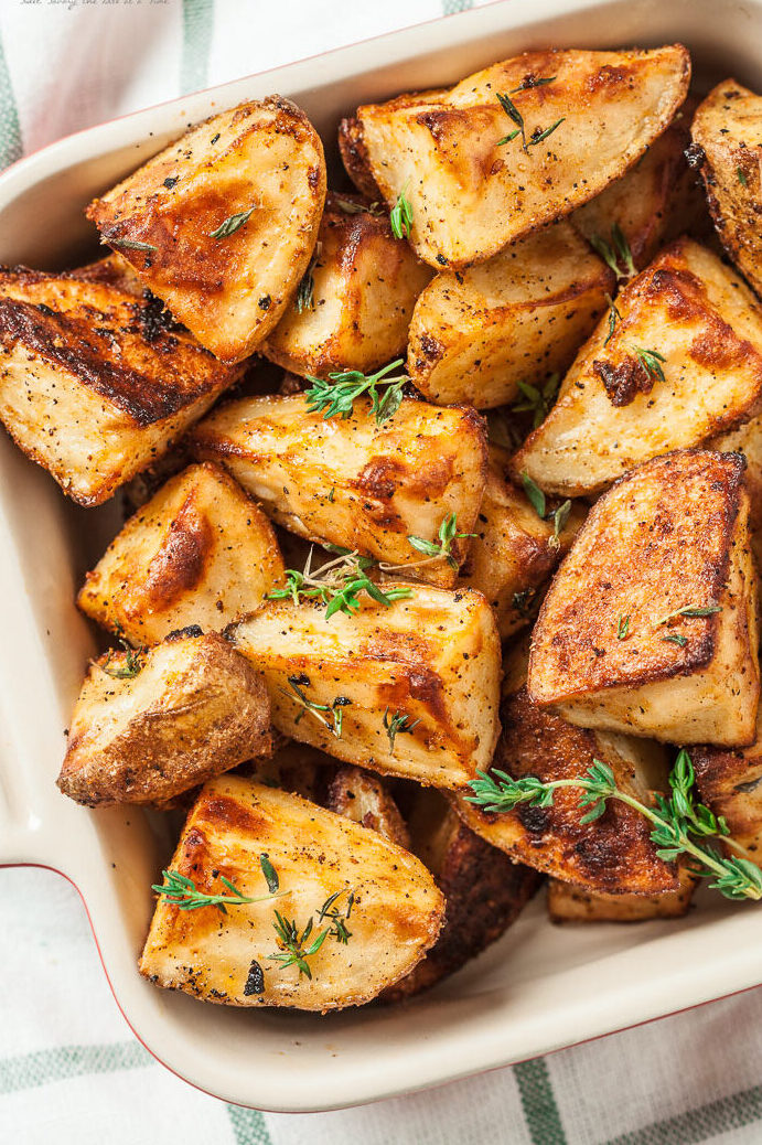 Garlic Herb Roasted Potatoes 2