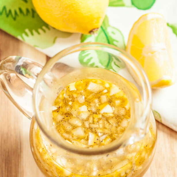 Lemon honey vinaigrette