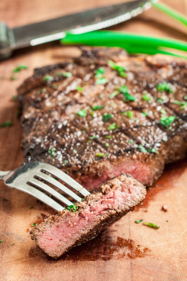 marinated ribeye steaks