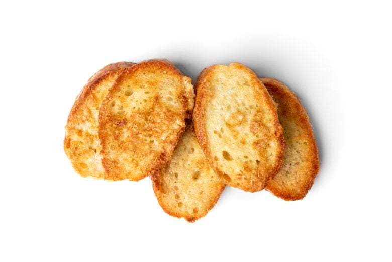 crostini bread slices