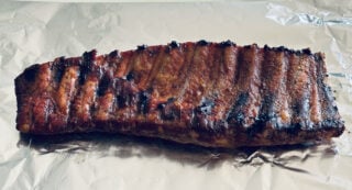 smoked ribs cooked