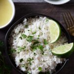 Cilantro Lime Rice in bowl