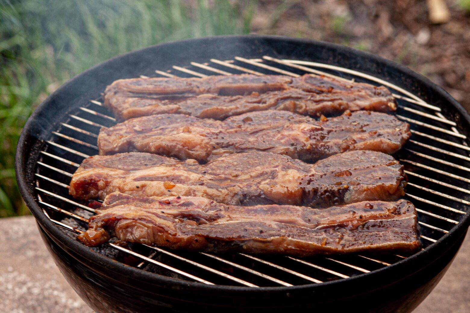 Kalbi (Galbi) Korean BBQ Short Ribs | Chew Out Loud