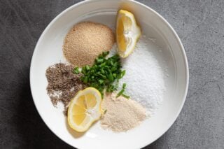 salmon seasoning in bowl