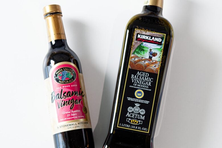 balsamic vinegar bottles