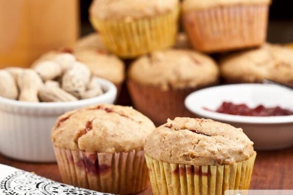 Peanut Butter and Jelly Muffins