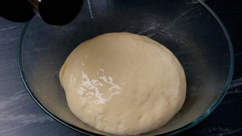 Bagel Dough Rising.