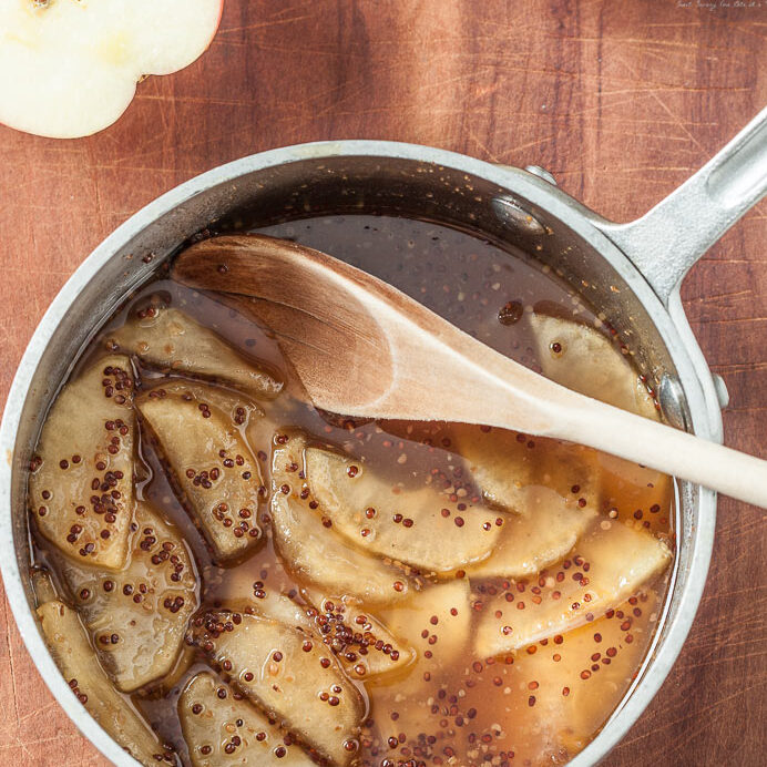 apple pork chop maple sauce