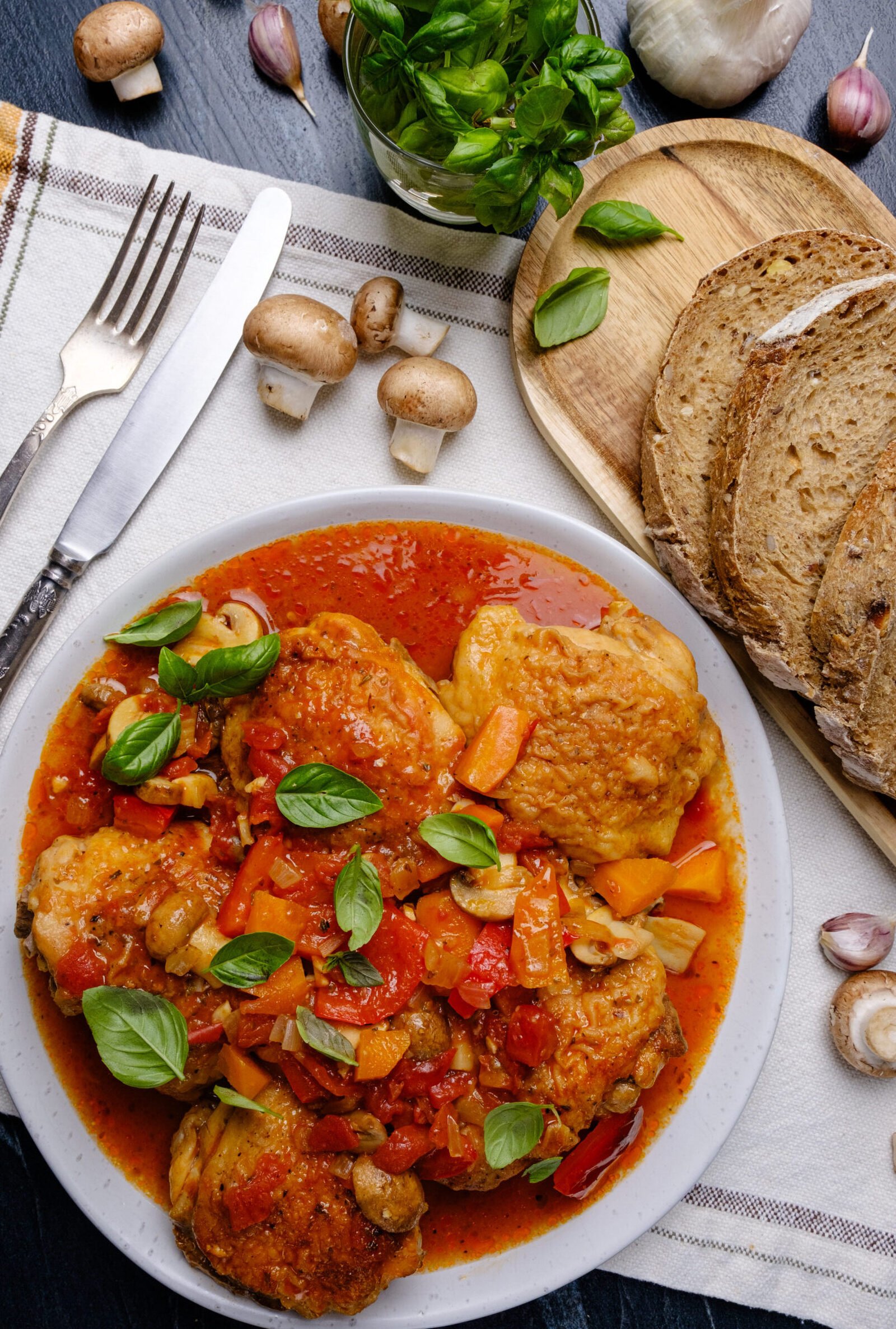 chicken cacciatore