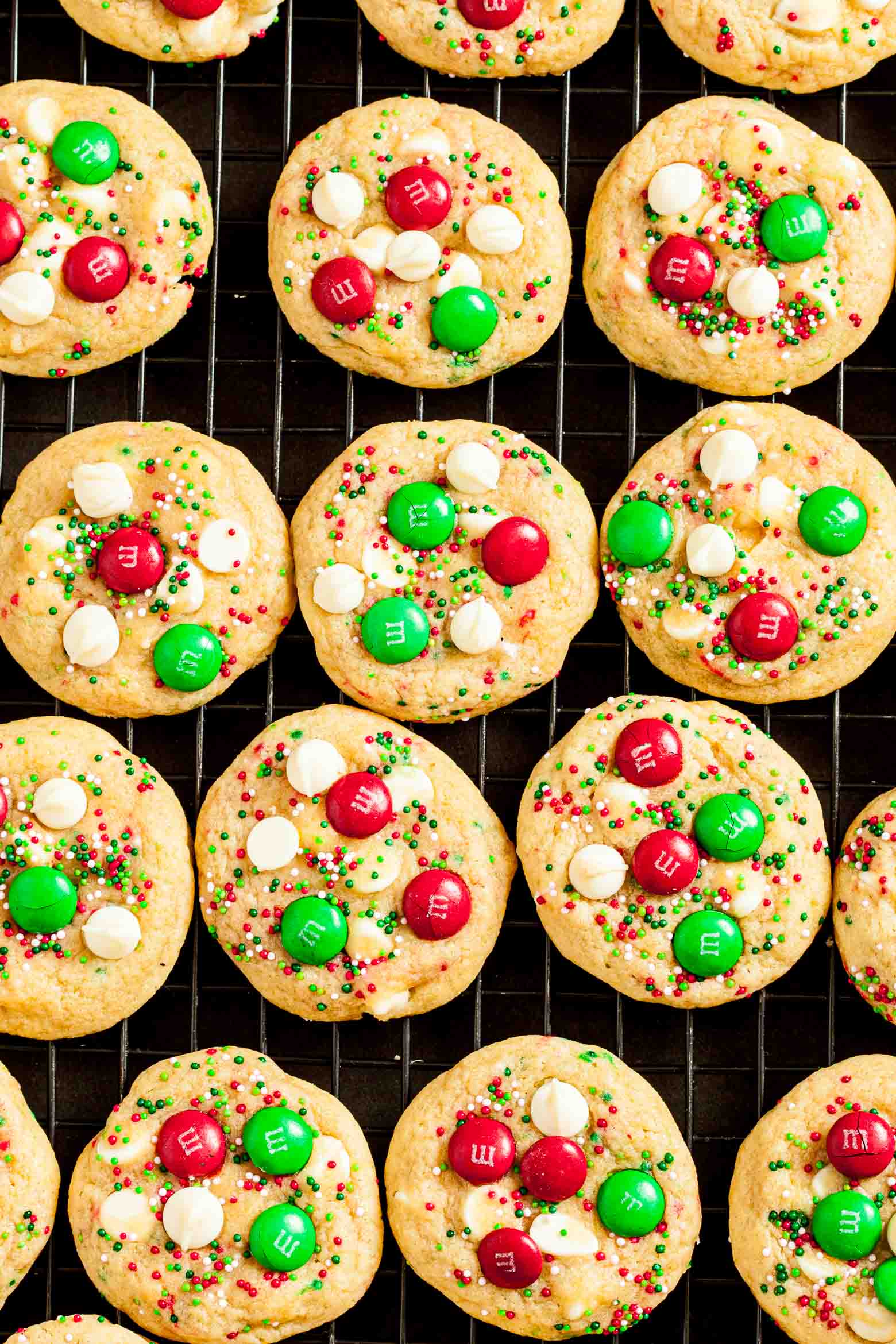 m&m cookies