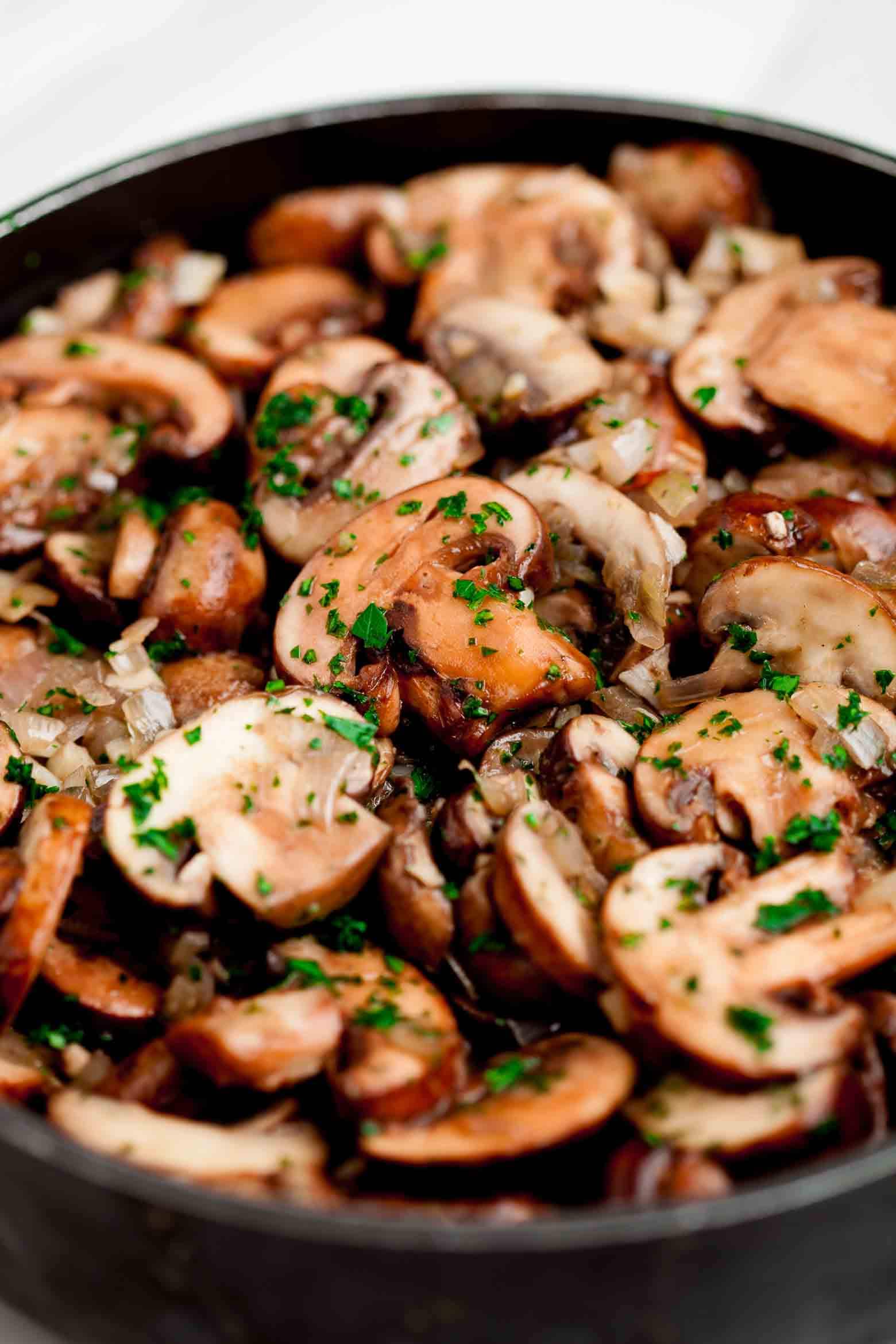 garlic butter mushrooms