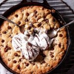 skillet chocolate chip cookie cake.