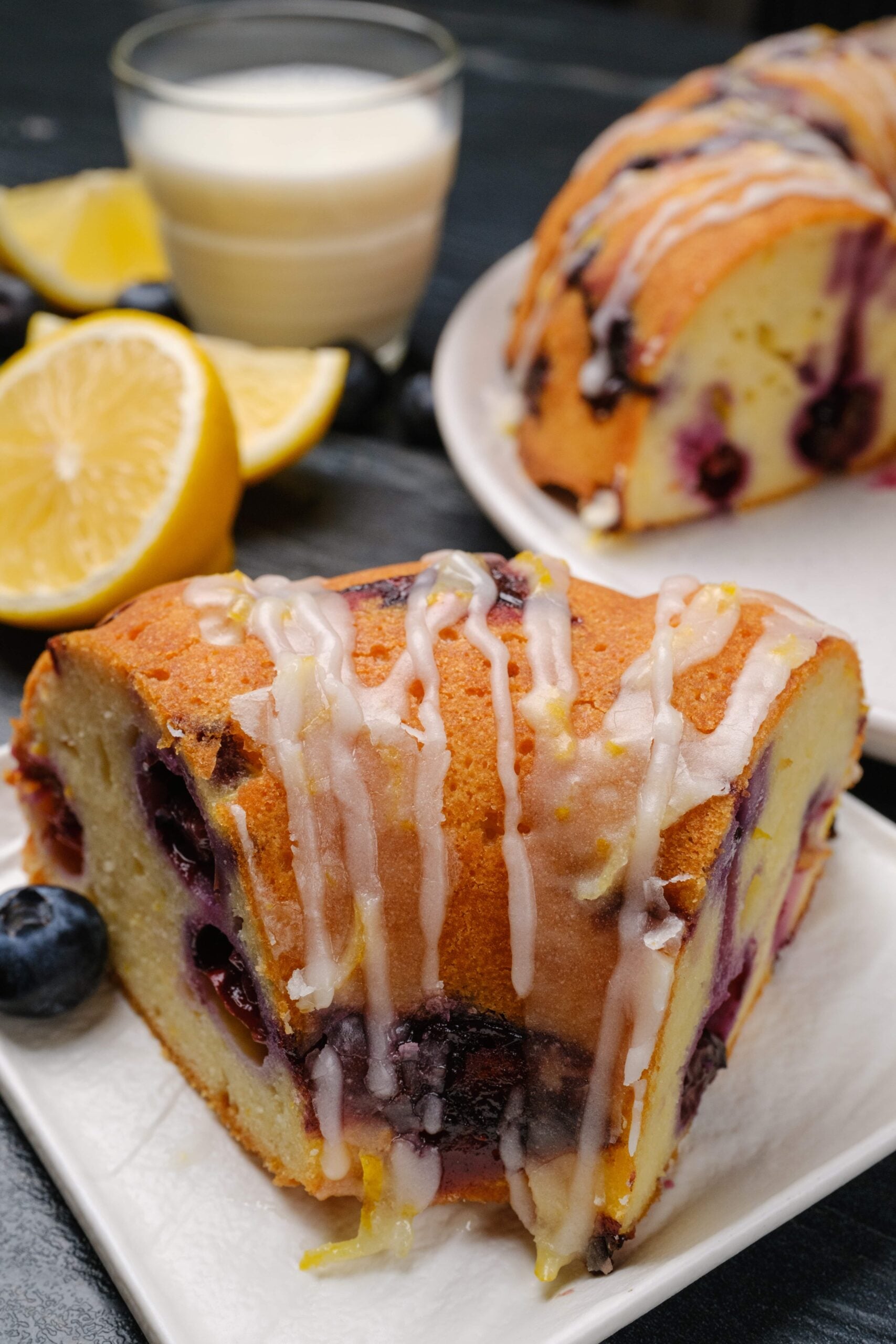 Lemon Blueberry Bundt Cake