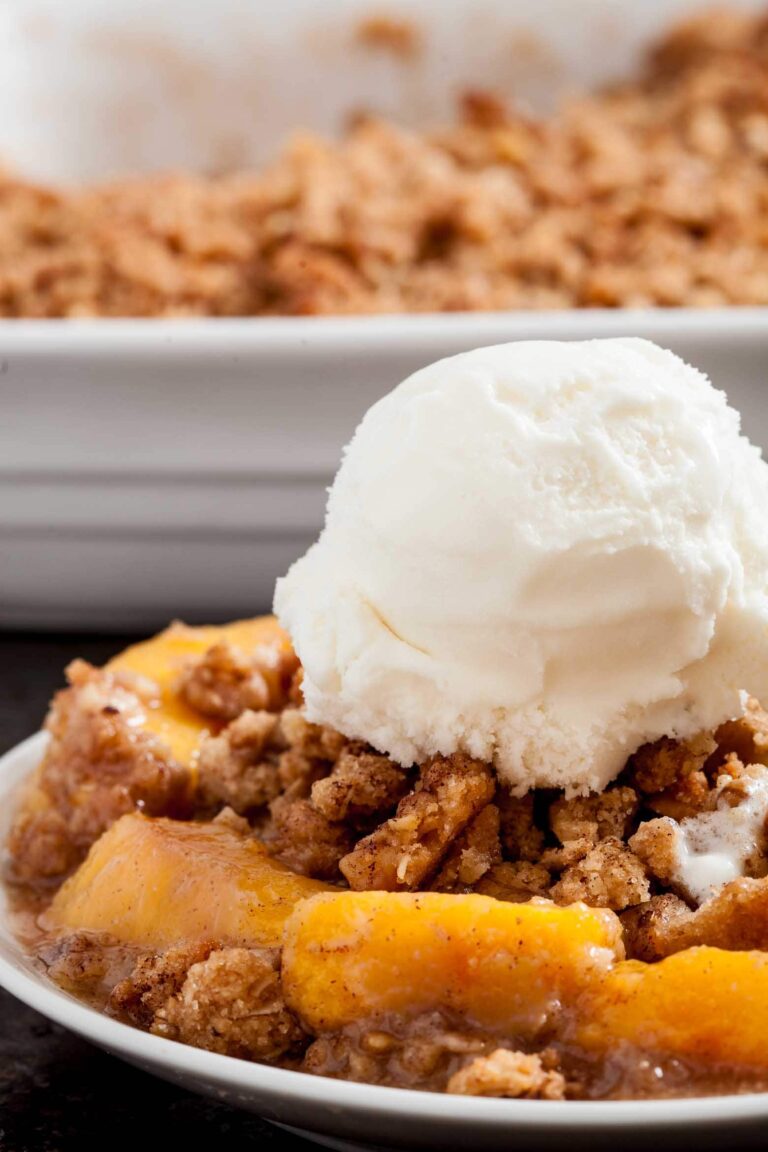 The Best Peach Crisp
