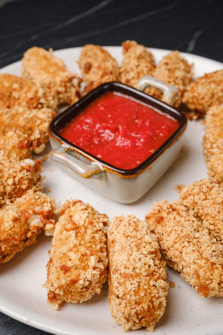 Homemade Mozzarella Sticks – Extra Crispy