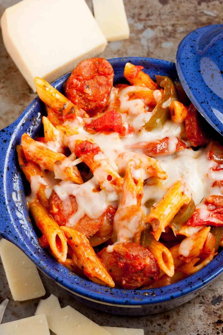 Baked Penne with Sausage